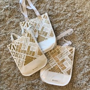 4 Small Lululemon shopping totes